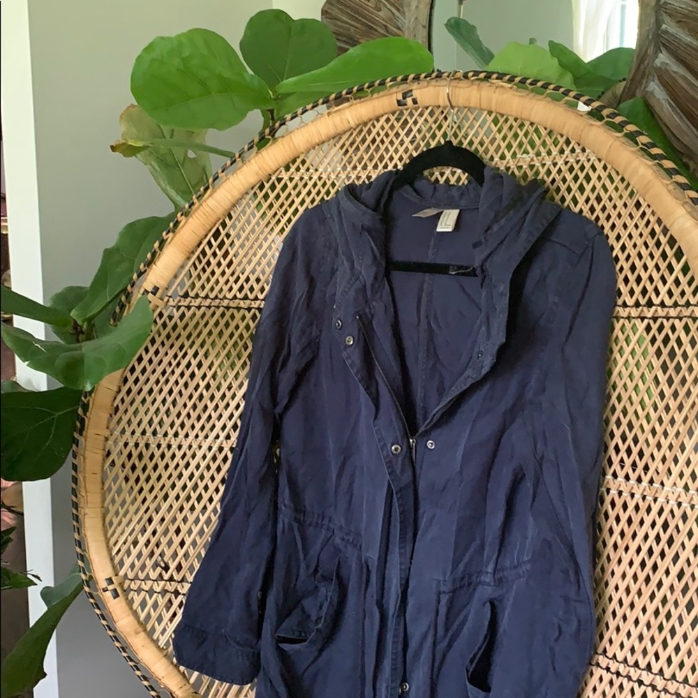 Navy Blue Utility Jacket